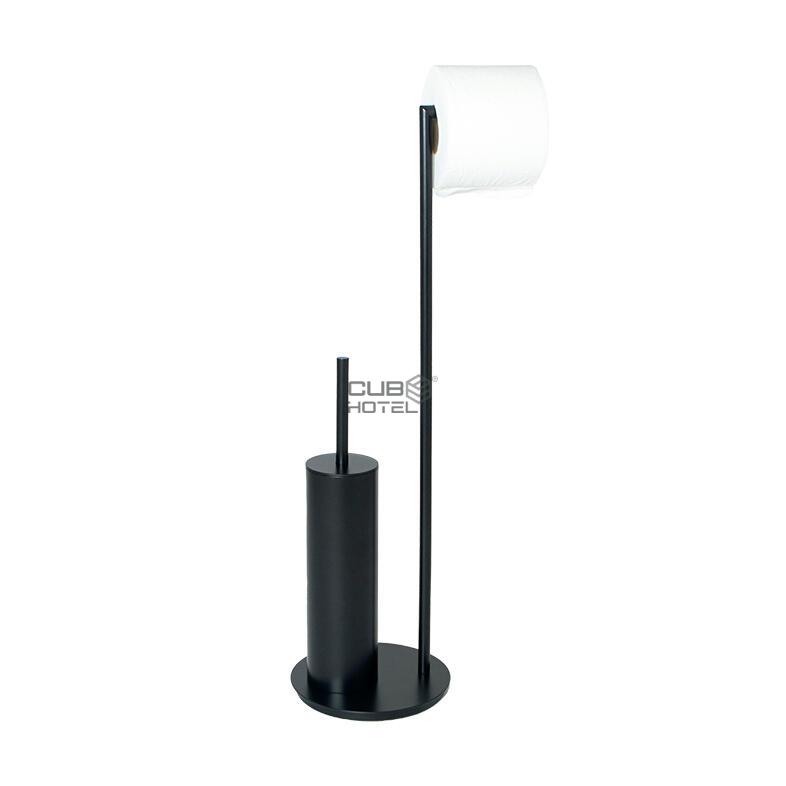 Black Stainless Steel Bathroom Brush Holder